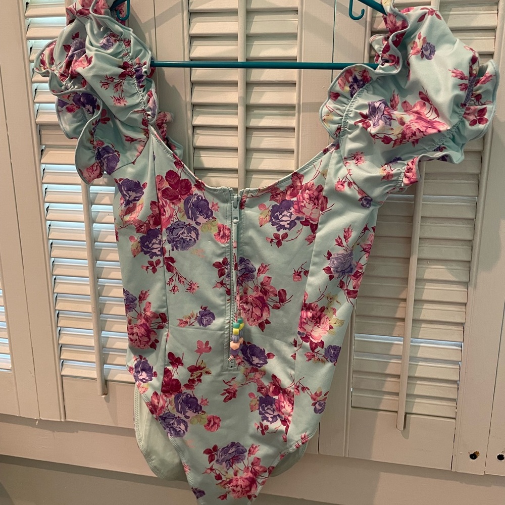 NWOT XS LoveShackFancy Fantasia Swimsuit